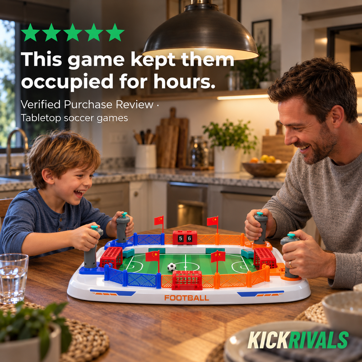 Kickrivals™ - Tabletop Soccer Stadium Game